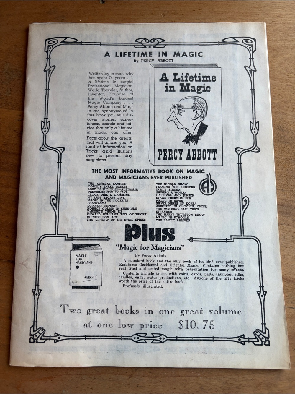 Vintage Posters- Abbott’s Magic Products Flyers From 1983